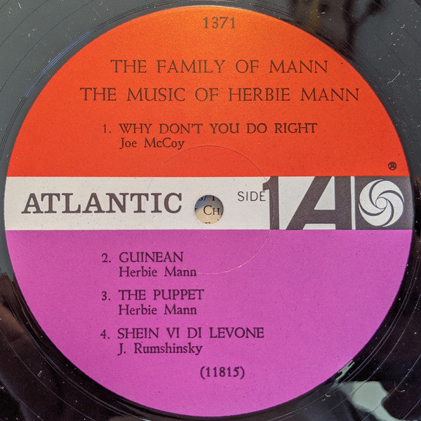 The Family Of Mann - The Music Of Herbie Mann - LP