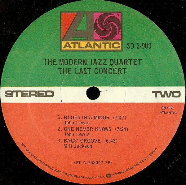 The Modern Jazz Quartet - The Last Concert - LP