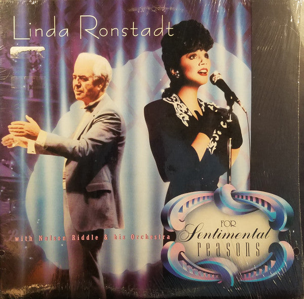 Linda Ronstadt With Nelson Riddle & His Orchestra* - For Sentimental Reasons - LP