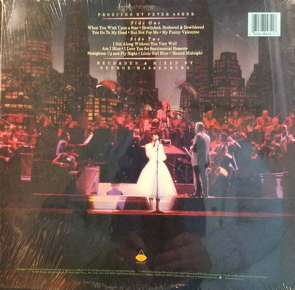 Linda Ronstadt With Nelson Riddle & His Orchestra* - For Sentimental Reasons - LP