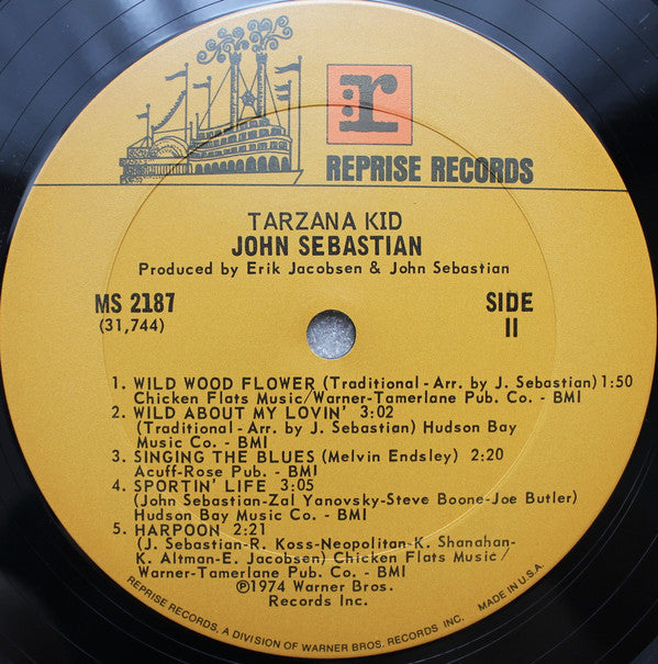 John Sebastian - Tarzana Kid - LP