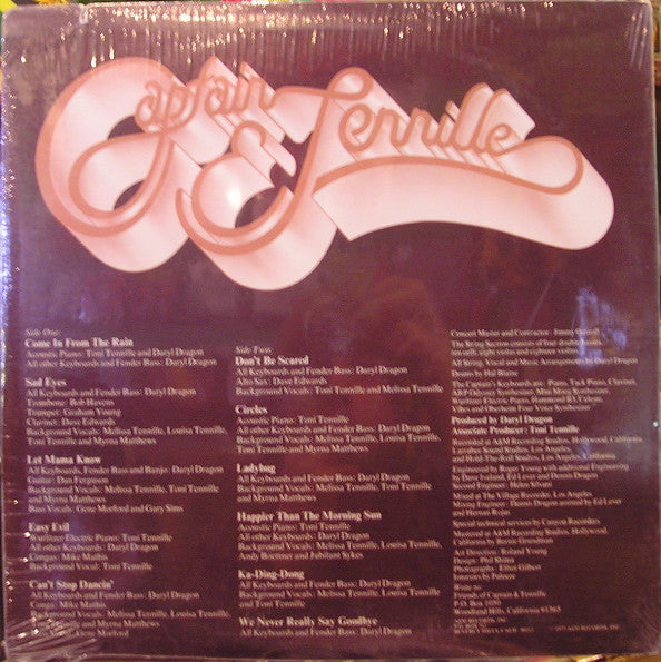 Captain & Tennille* - Come In From The Rain - LP