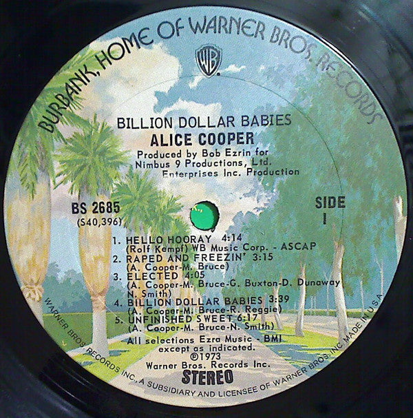 Alice Cooper - Billion Dollar Babies - LP