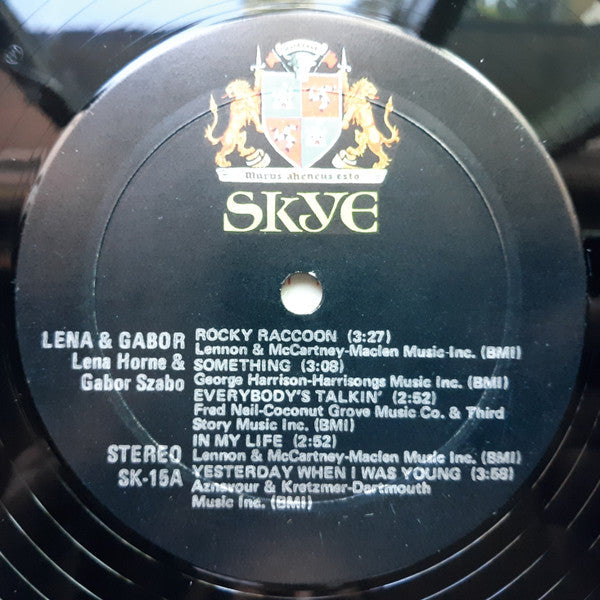 Lena Horne & Gabor Szabo - Lena & Gabor - LP