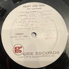 The Cleftones - Heart And Soul - LP