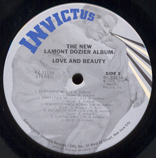 Lamont Dozier - The New Lamont Dozier Album - Love And Beauty - LP