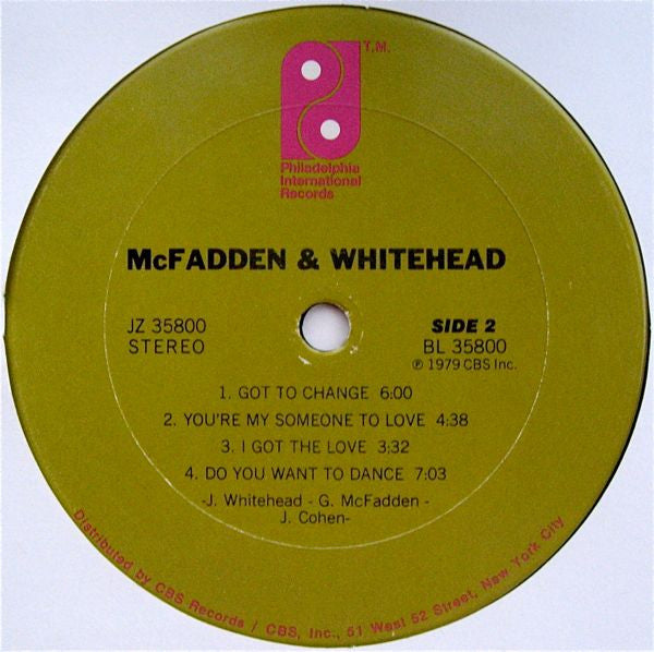 McFadden & Whitehead - McFadden & Whitehead - LP