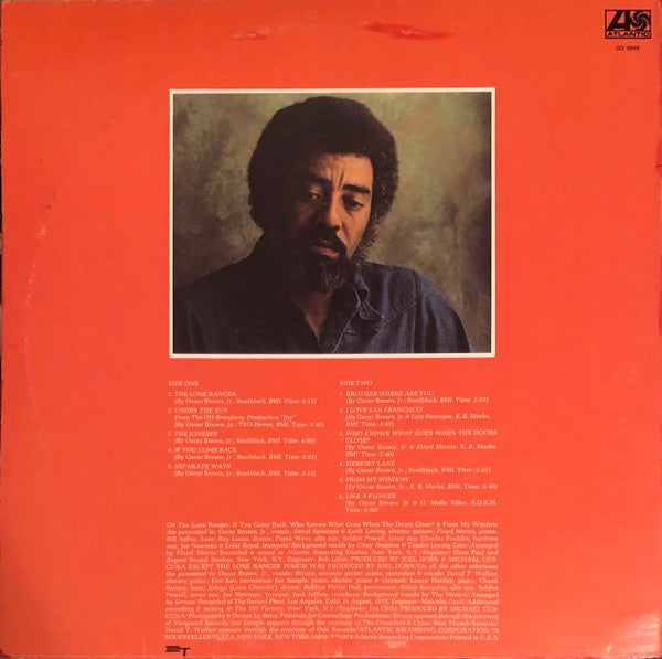 Oscar Brown, Jr.* - Brother Where Are You - LP