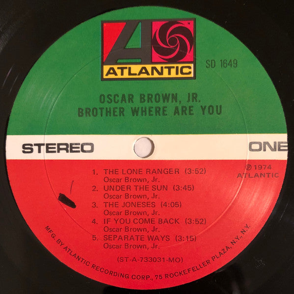 Oscar Brown, Jr.* - Brother Where Are You - LP