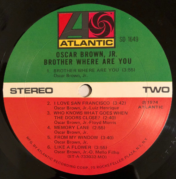 Oscar Brown, Jr.* - Brother Where Are You - LP