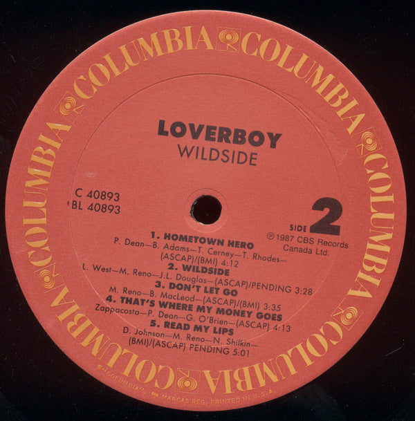 Loverboy - Wildside - LP