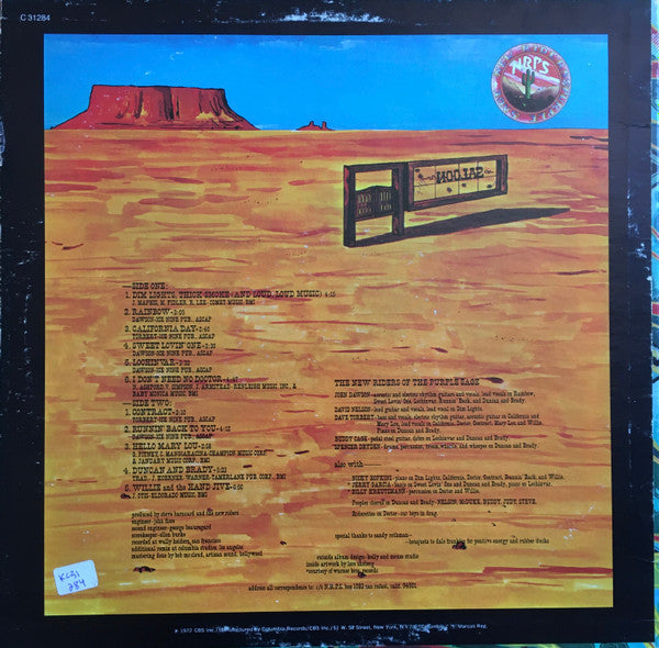 New Riders Of The Purple Sage - Powerglide - LP