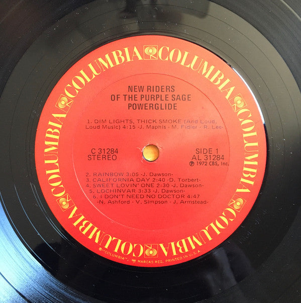New Riders Of The Purple Sage - Powerglide - LP