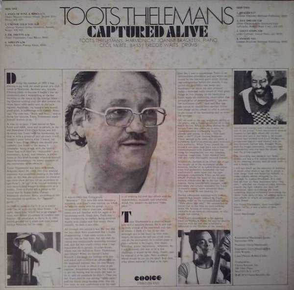 Toots Thielemans - Captured Alive - LP