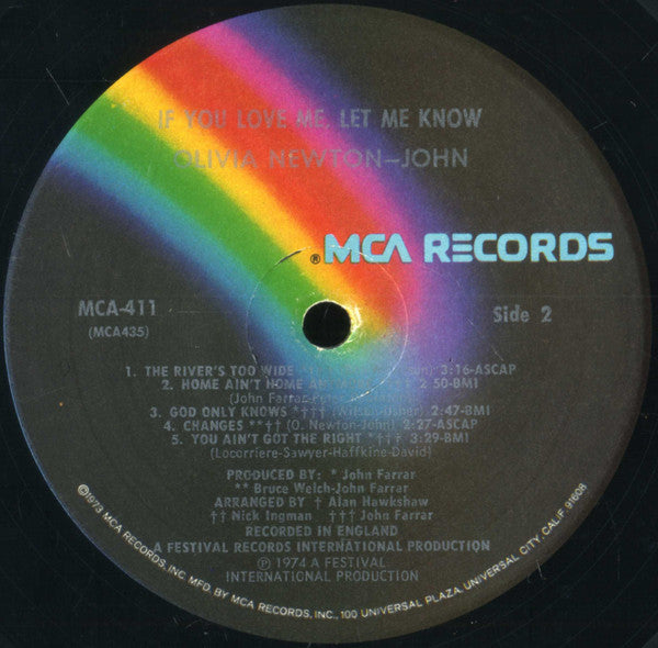 Olivia Newton-John - If You Love Me Let Me Know - LP