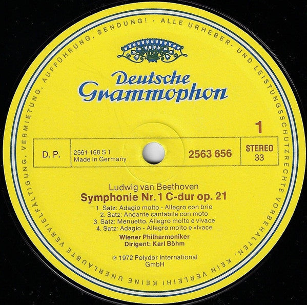 Beethoven* / Wiener Philharmoniker · Karl Böhm - 9 Symphonien - LP