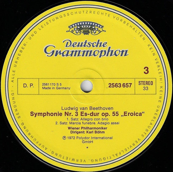 Beethoven* / Wiener Philharmoniker · Karl Böhm - 9 Symphonien - LP