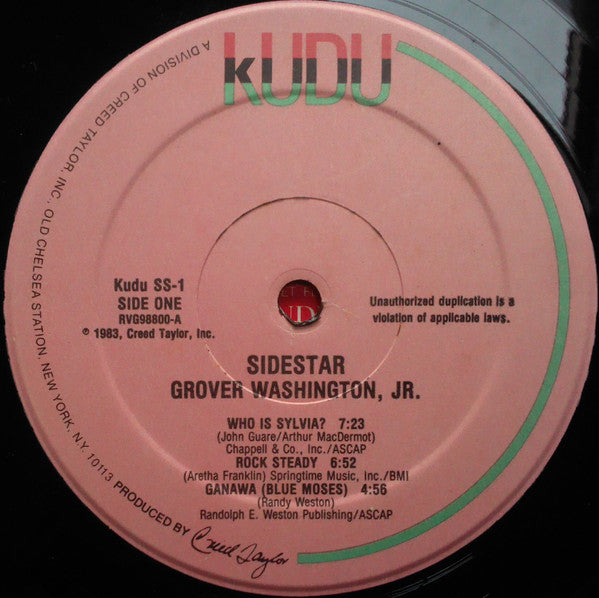 Grover Washington, Jr. - Side Star - LP