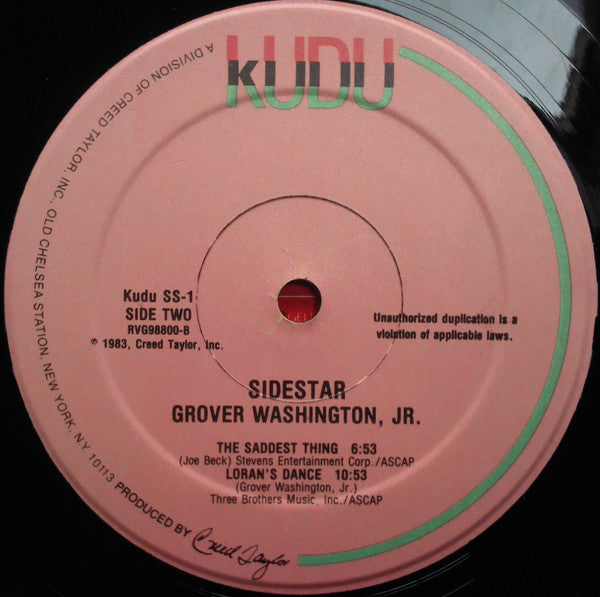 Grover Washington, Jr. - Side Star - LP