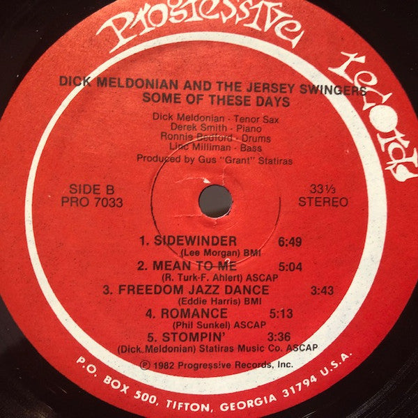 Dick Meldonian And  The Jersey Swingers - Some Of These Days - LP