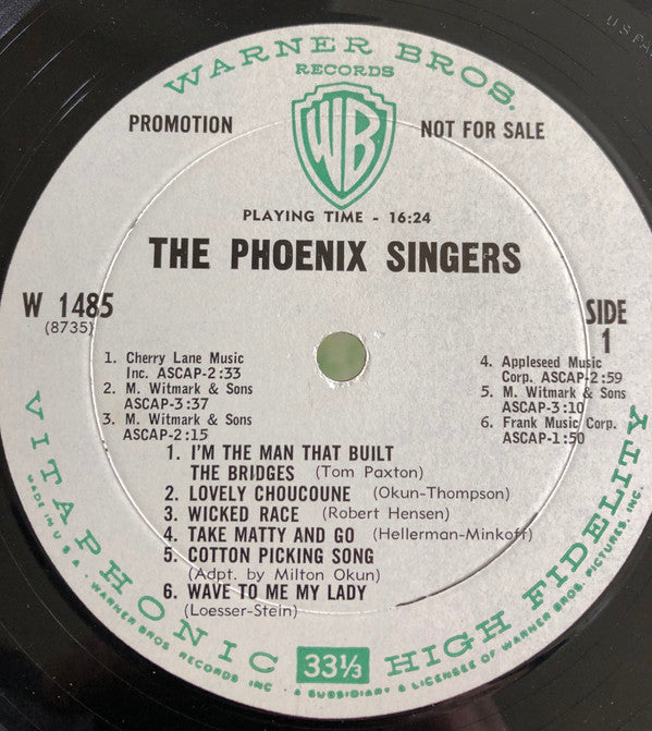 The Phoenix Singers - The Phoenix Singers - LP