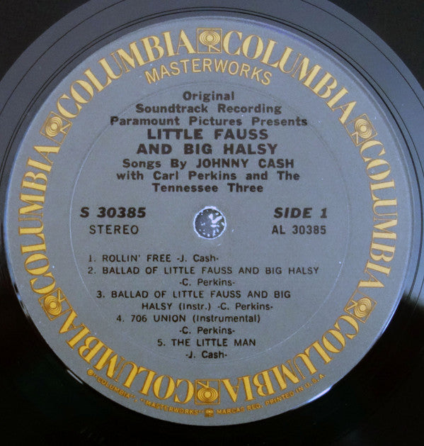 Johnny Cash With Carl Perkins And The Tennessee Three - Little Fauss And Big Halsy - LP