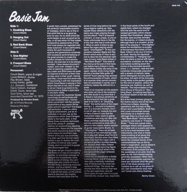 Count Basie - Basie Jam - LP
