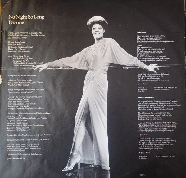 Dionne Warwick - No Night So Long - LP