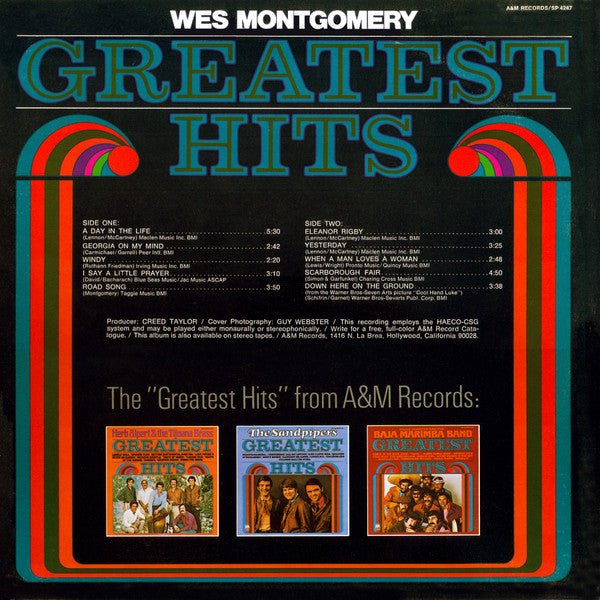 Wes Montgomery - Greatest Hits - LP