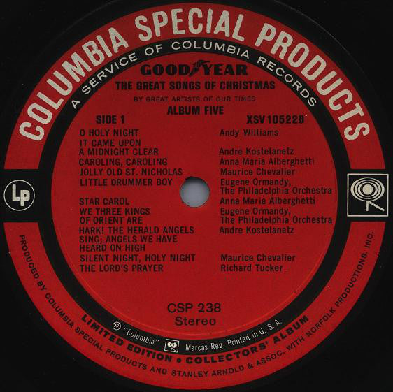 Various - The Great Songs Of Christmas, Album Five - LP
