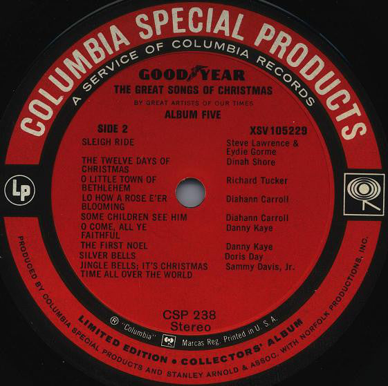 Various - The Great Songs Of Christmas, Album Five - LP