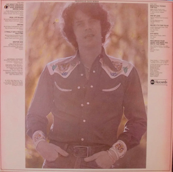 B.J. Thomas - Reunion - LP