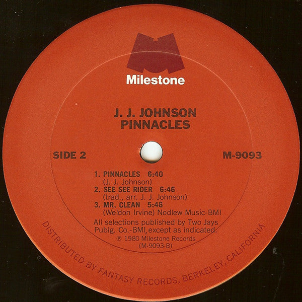 J.J. Johnson - Pinnacles - LP
