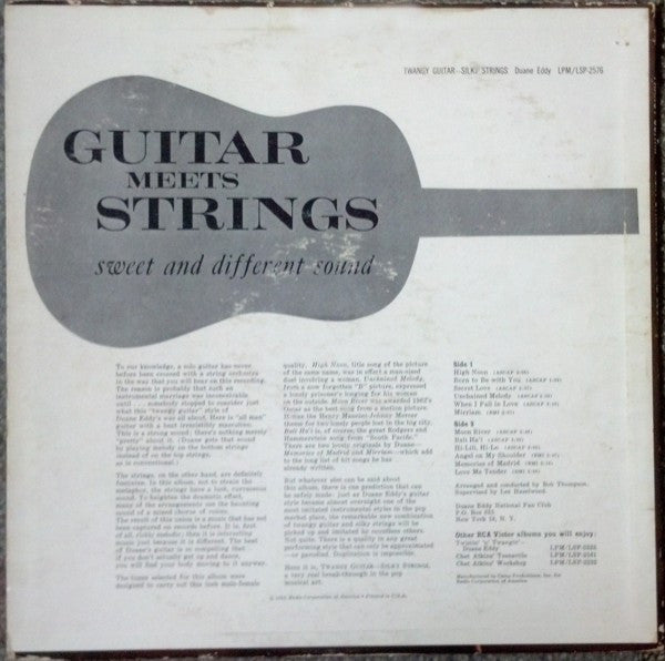 Duane Eddy - Twangy Guitar Silky Strings - LP