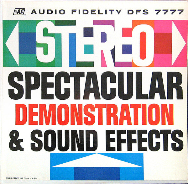 No Artist - Stereo Spectacular Demonstration & Sound Effects - LP