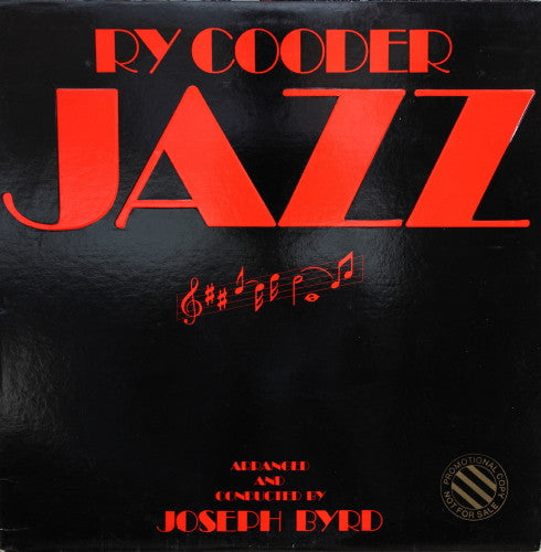 Ry Cooder - Jazz - LP