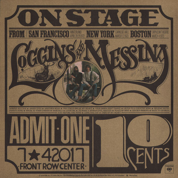 Loggins And Messina - On Stage - LP