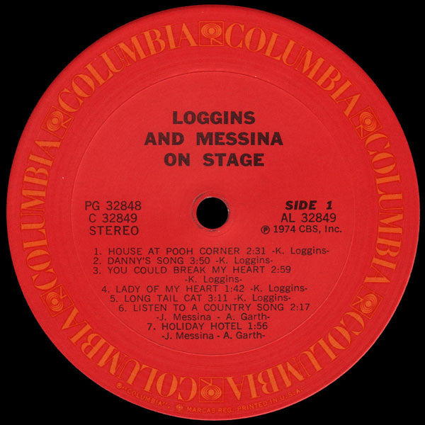 Loggins And Messina - On Stage - LP