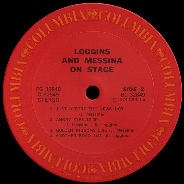 Loggins And Messina - On Stage - LP