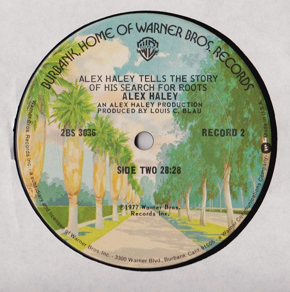 Alex Haley - Tells The Story Of His Search For Roots - LP