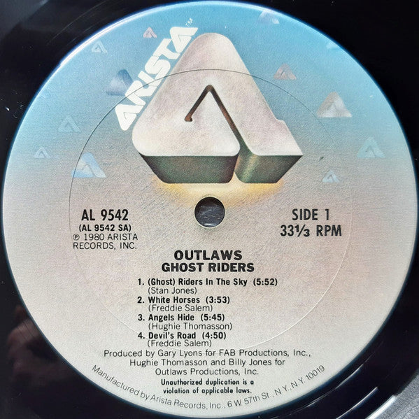 Outlaws - Ghost Riders - LP