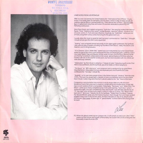 Lee Ritenour - Earth Run - LP