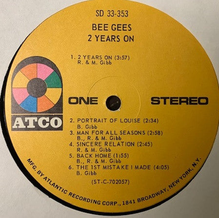 Bee Gees - 2 Years On - LP