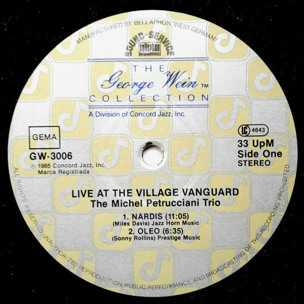 The Michel Petrucciani Trio - Live At The Village Vanguard - LP