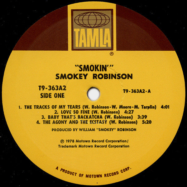 Smokey Robinson - Smokin' - LP