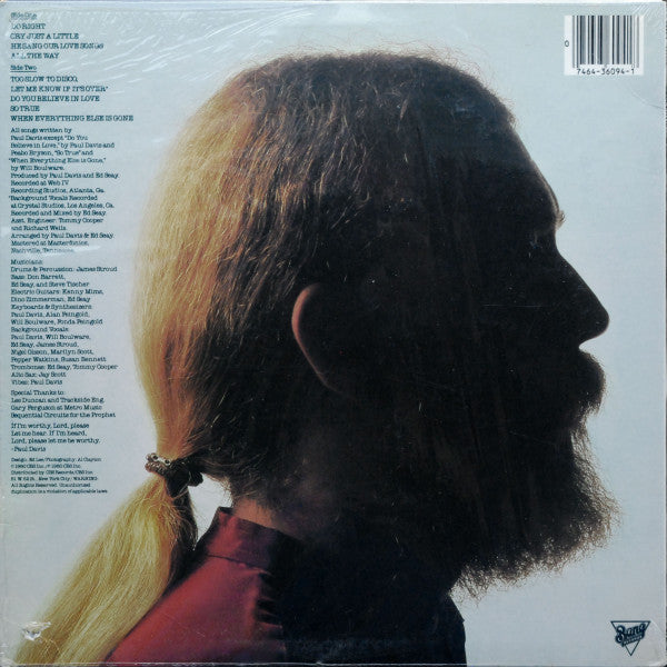 Paul Davis  - Paul Davis - LP