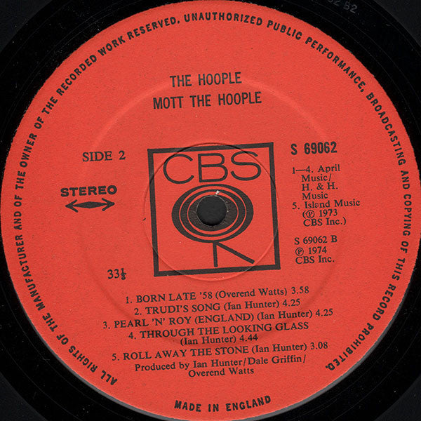 Mott The Hoople - The Hoople - LP