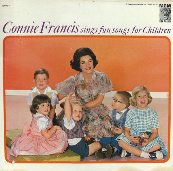 Connie Francis - Connie Francis Sings Fun Songs For Children - LP