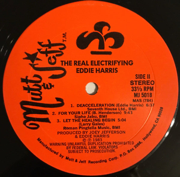 Eddie Harris - The Real Electrifying Eddie Harris - LP