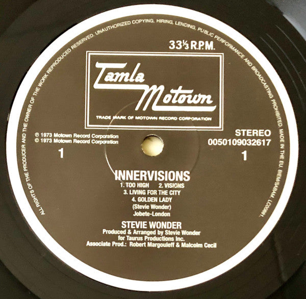 Stevie Wonder - Innervisions - LP